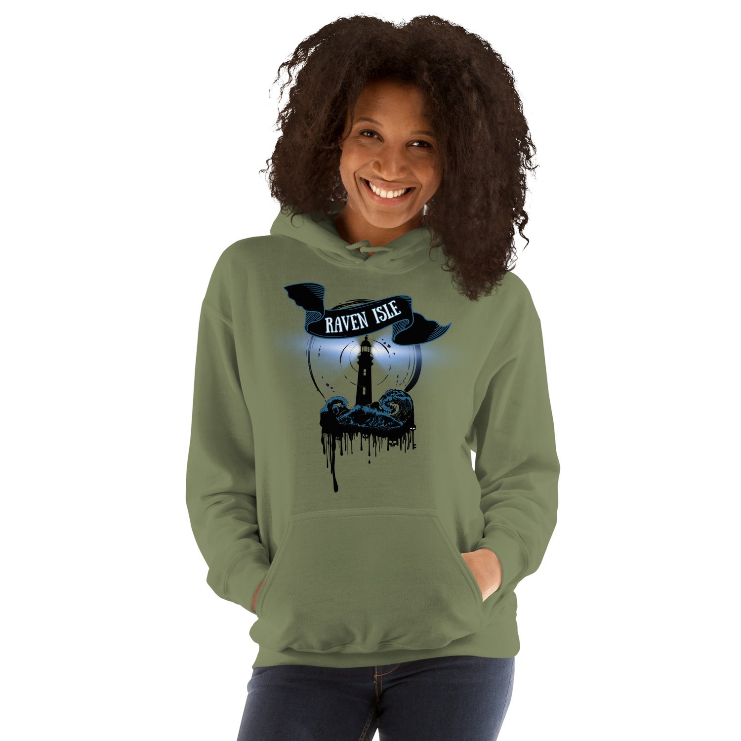 Image of Officially licensed does it hurt Raven Isle Unisex Hoodie
