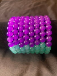  Turquoise / purple 