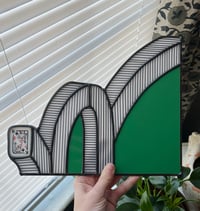 Image 1 of Stained glass solitaire win-dow corner 