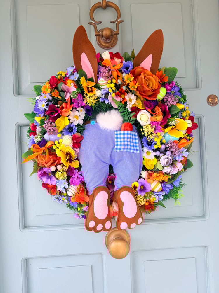 Image of 55cm Bunny Wreath - Peter Rabbit 