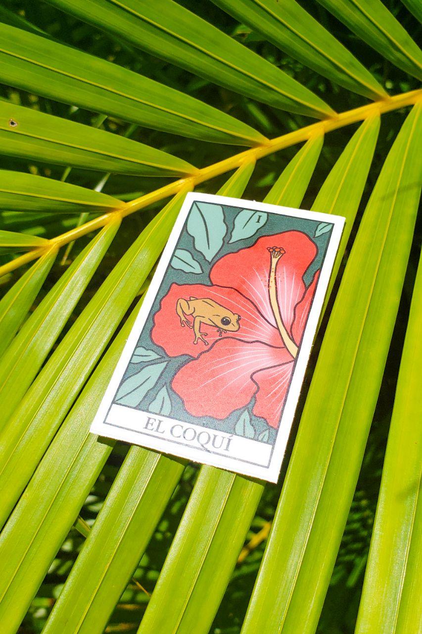 El Coquí - Serie Tarot Sticker
