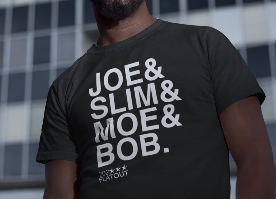 Image of Joe Slim Moe Bob Tee