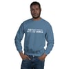 DONT LET IDIOTS RUIN THE WORLD | Crewneck - INDIGO BLUE