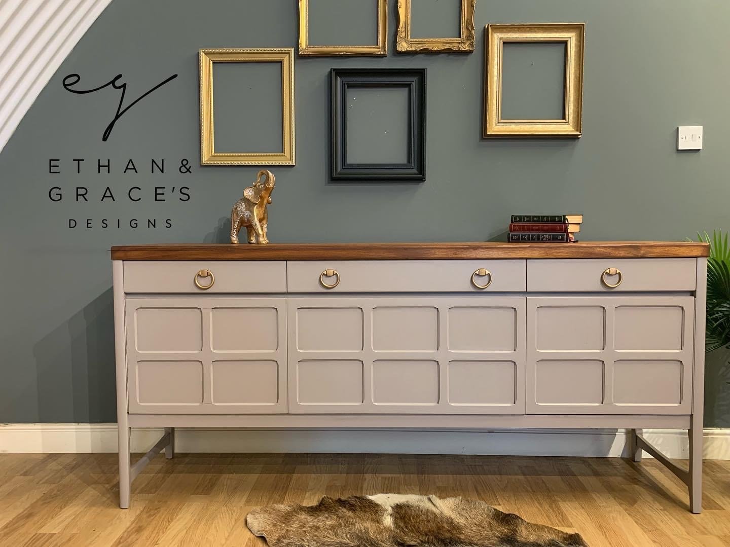 Image of Nathan teak sideboard in neutral.