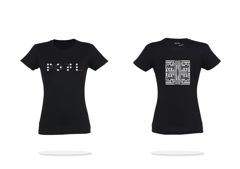 Image of Woman t-shirt - Black Inception 