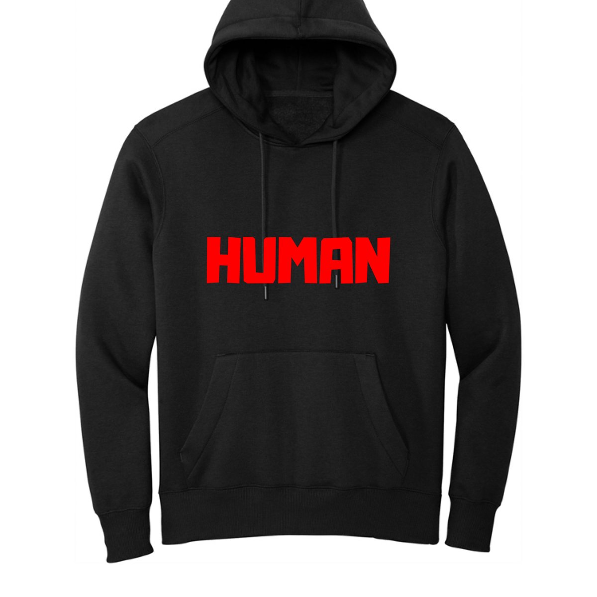 Image of “Human” Hoodie | Red Text