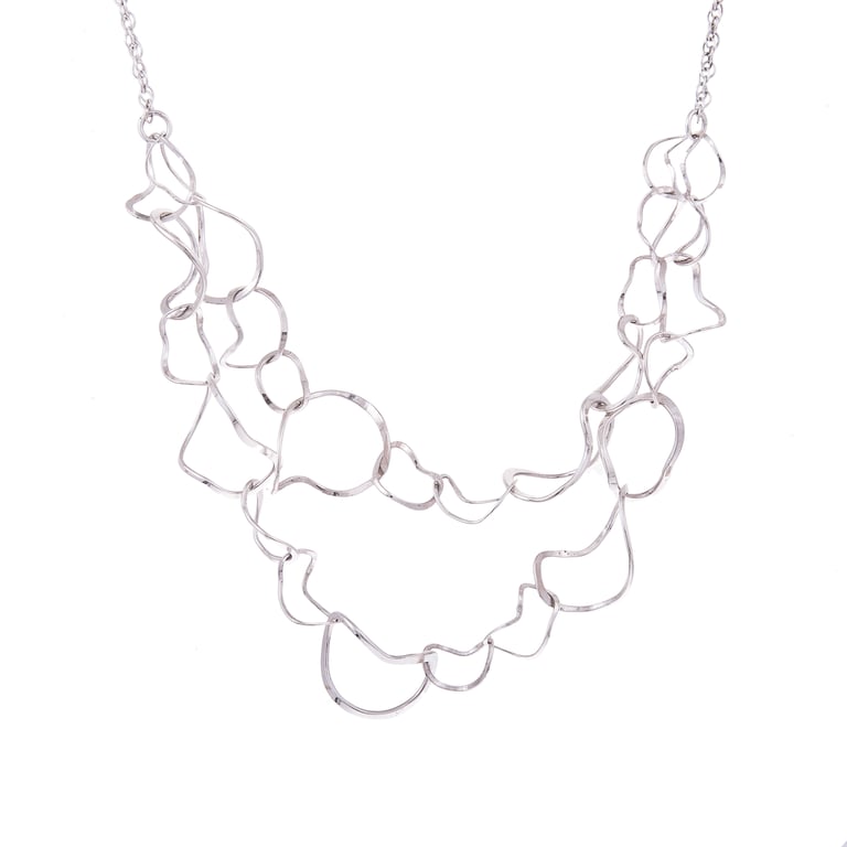 Twisted Rope Chain Tiered Necklace