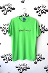 play it smart tee in bright green