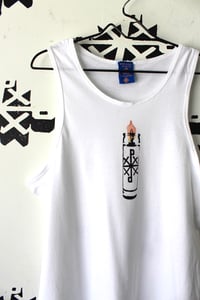 Image of keep it lit tank in white 