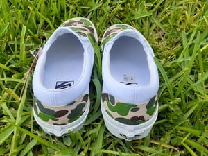 Custom Camo Slip On Vans 