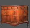 18th C Milanese Walnut Commode.