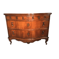 Image 2 of 18th C Milanese Walnut Commode.