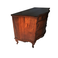 Image 3 of 18th C Milanese Walnut Commode.