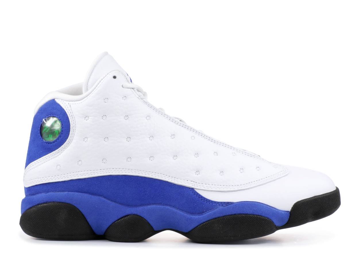 jordan 13 retro azules con blanco