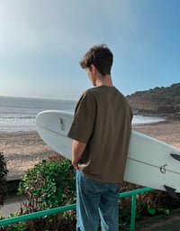 Image 2 of Men’s Brown Grafted Tee 
