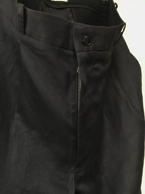 Image of Club Trouser in Italian Dark grey linen £195.00