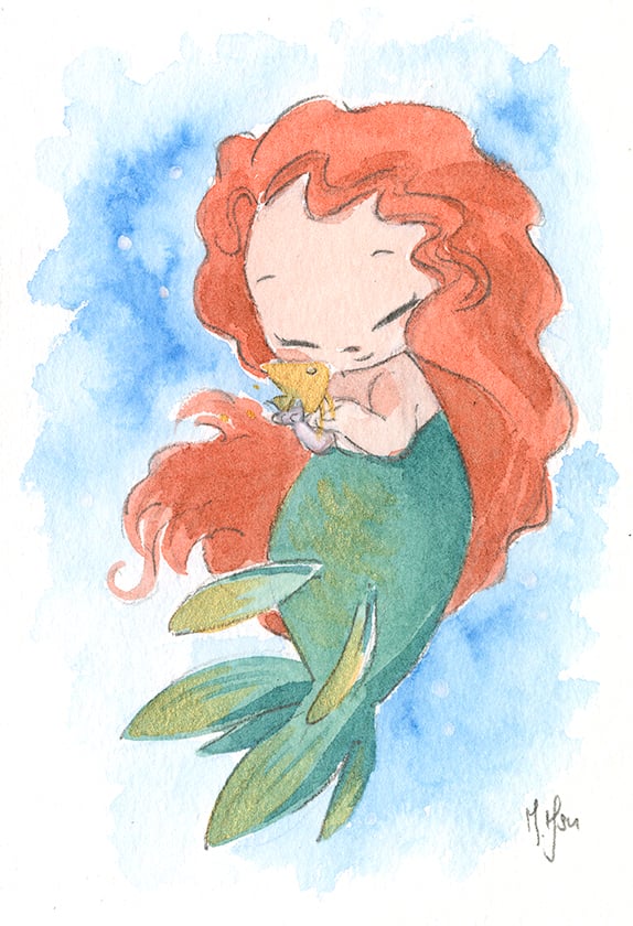 Princess Mermaids 5-Pack 5 x 7" Prints