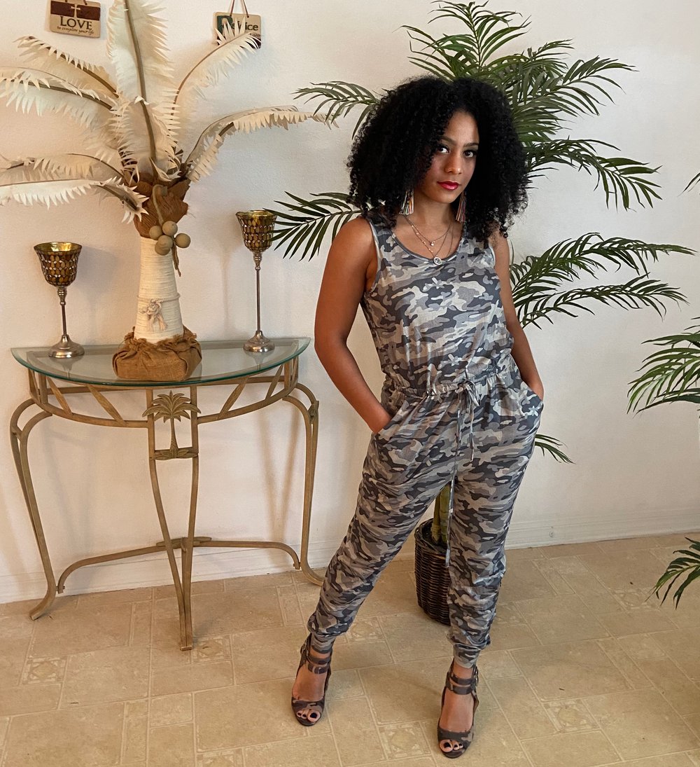 Image of Camo Ready Jumpsuit 