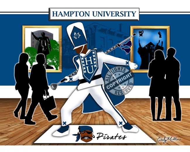 HAMPTON UNIVERSITY 3D Virtual Art Gallery and Fundraiser