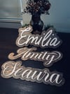 Recycled Timber Look Name Plaque
