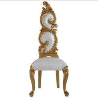 Image 1 of Gold High back throne chair for rent only 