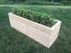 Cedar patio garden box 2' x 6' x 23"