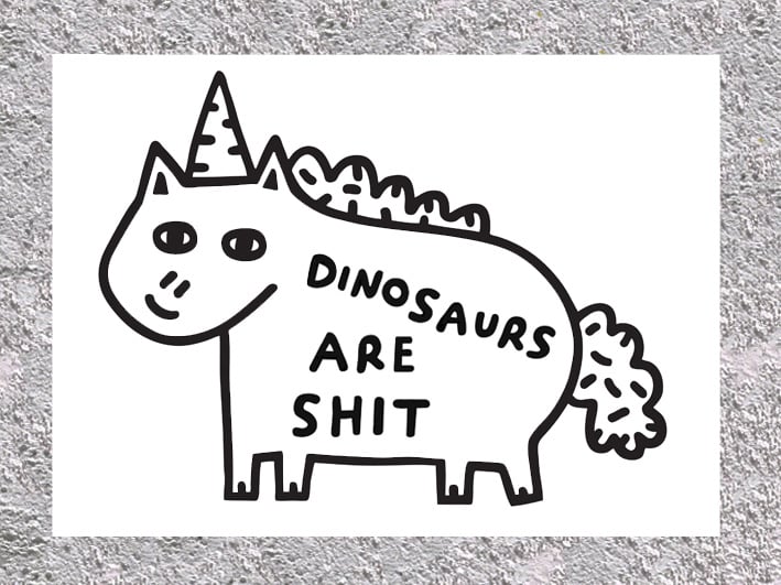 Image of Dinosaurs Print