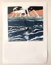 Wave Project - Sunrays screen print