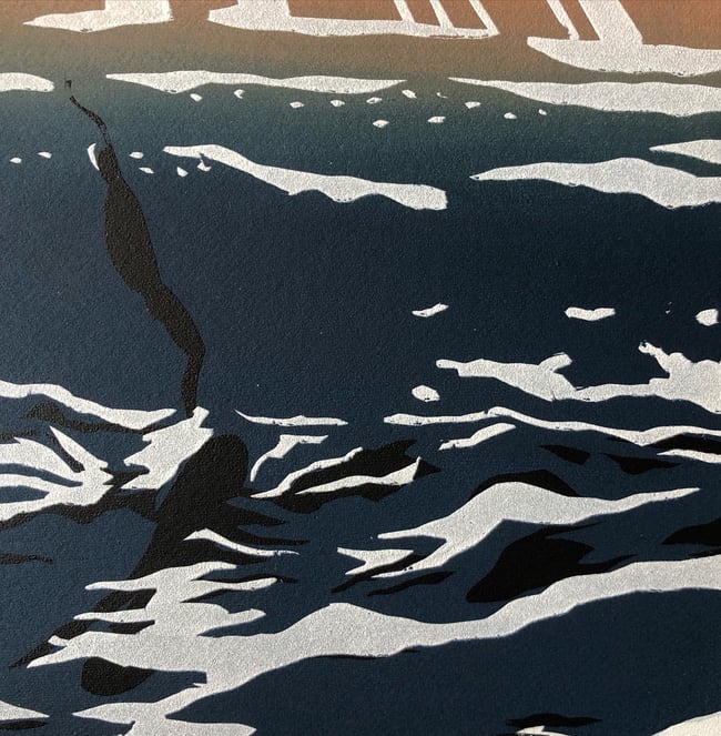 Wave Project - Sunrays screen print