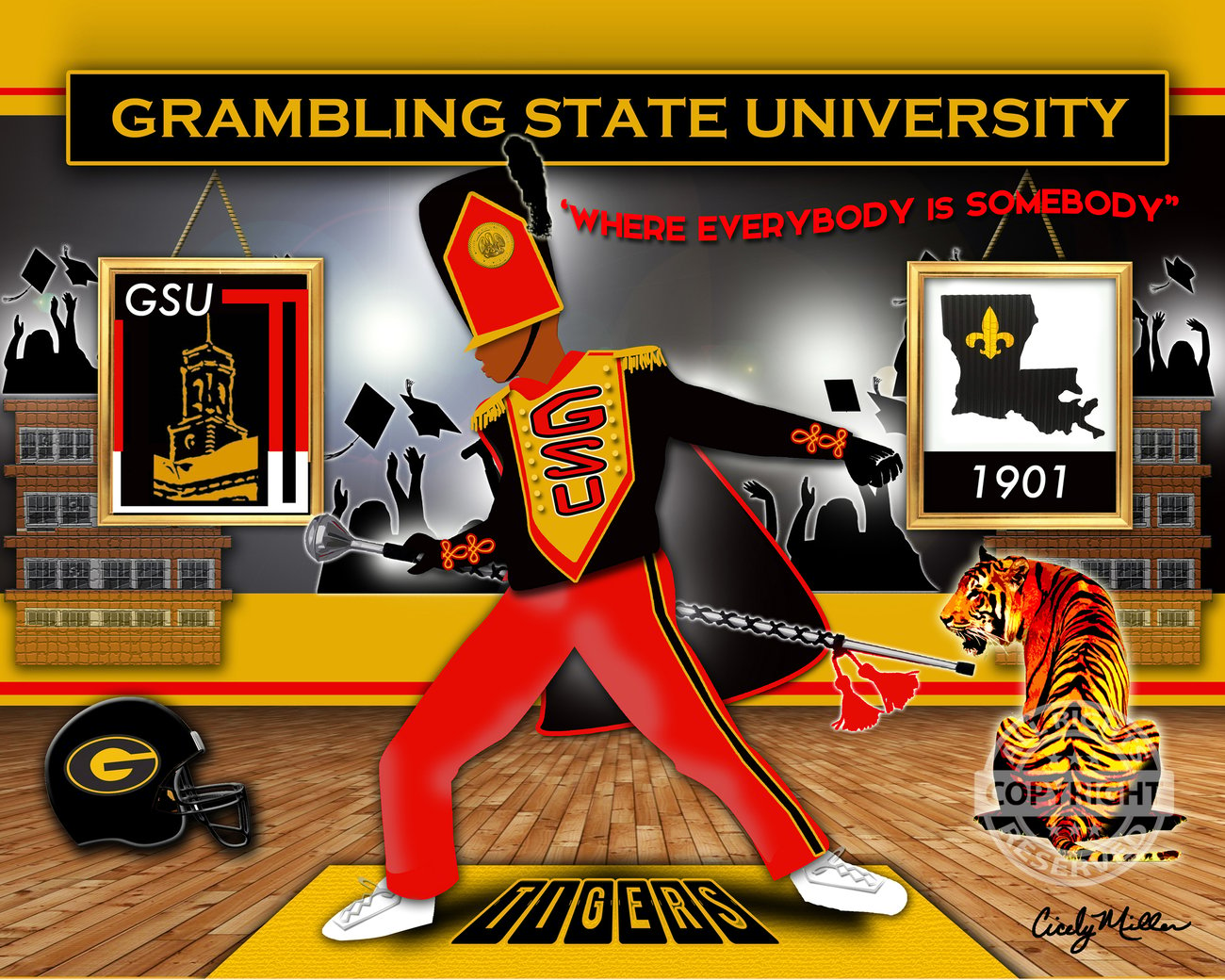 GRAMBLING STATE UNIVERSITY 3D Virtual Art Gallery and Fundraiser