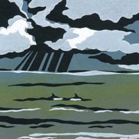 Image 4 of Wave Project - Dolphin surf screen print