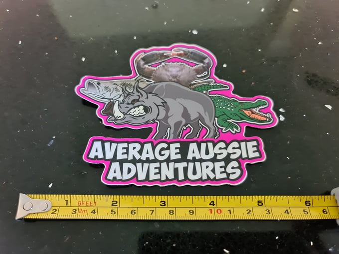 Image of BIG - Average Aussie Adv Sticker
