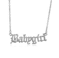“BABY GIRLLLLLL “ NECKLACE ✨