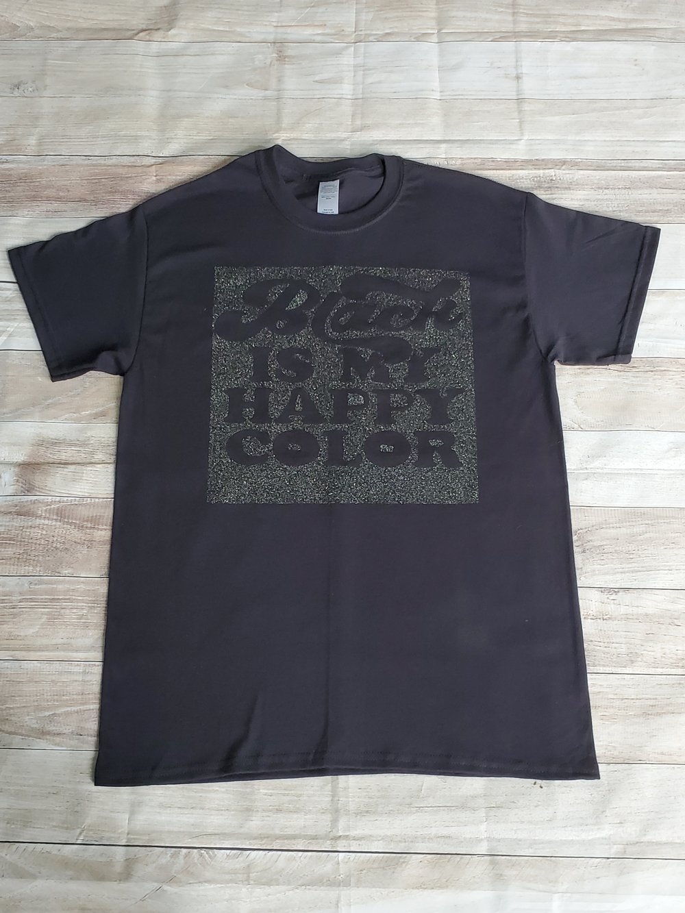 Image of BLACK IS MY HAPPY COLOR TEE 