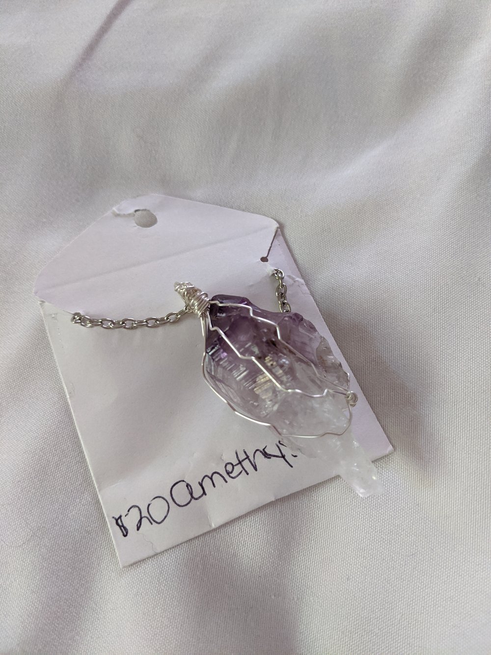 Amethyst Chunk Necklaces