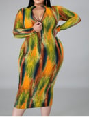 Image of “Paint Me” BodyCon Dress 