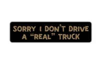 “Real Truck” Vinyl Decal 4”