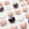 Sending Love - Rose Quartz Crystal Heart 