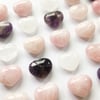 Sending Love - Rose Quartz Crystal Heart