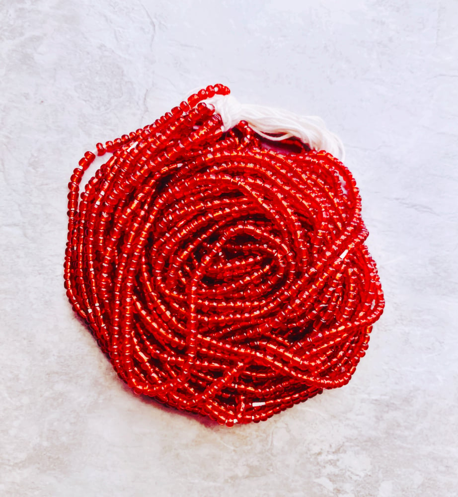 Image of Ruby XL Tie Waistbead 