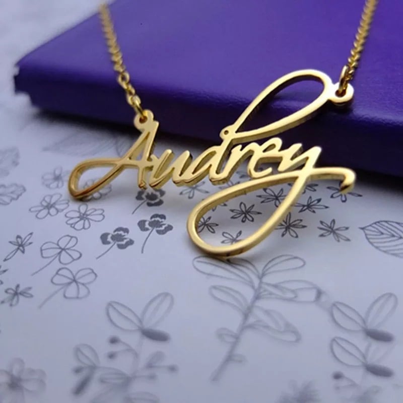 Image of Custom Script Name Pedant Necklace 