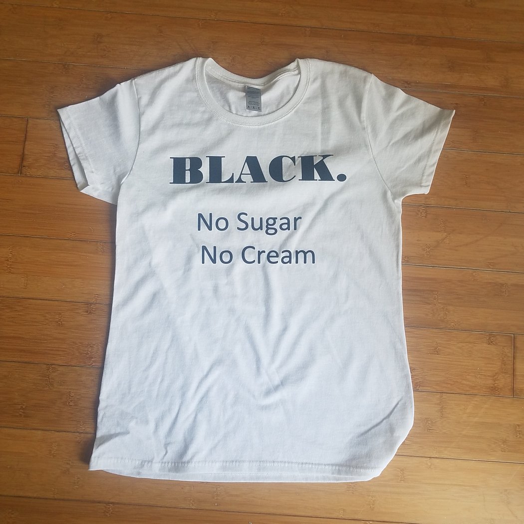 BLACK. No Sugar No Cream | Original Slang Clothing