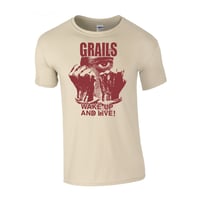 GRAILS "Wake up and live" Sand t-shirt
