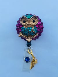 Antique Owl Teal/Pink