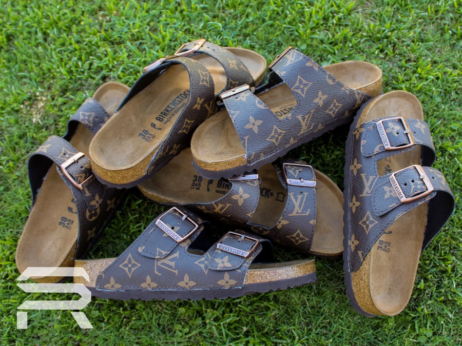 Image of "Classic LV"  inspired Birkenstock