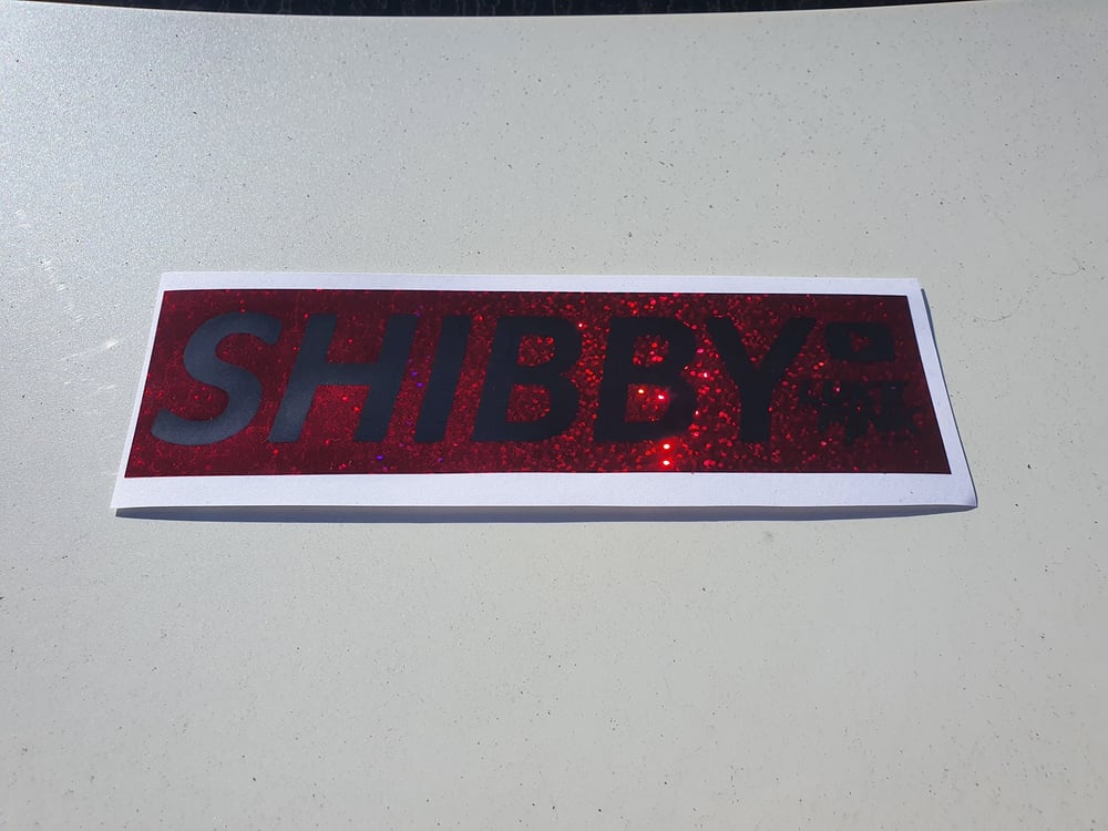 Red Glitter Shibby Slap