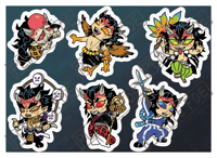 Demon Stickers - Set 4