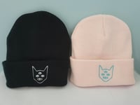 Three Eyed Cat beanies