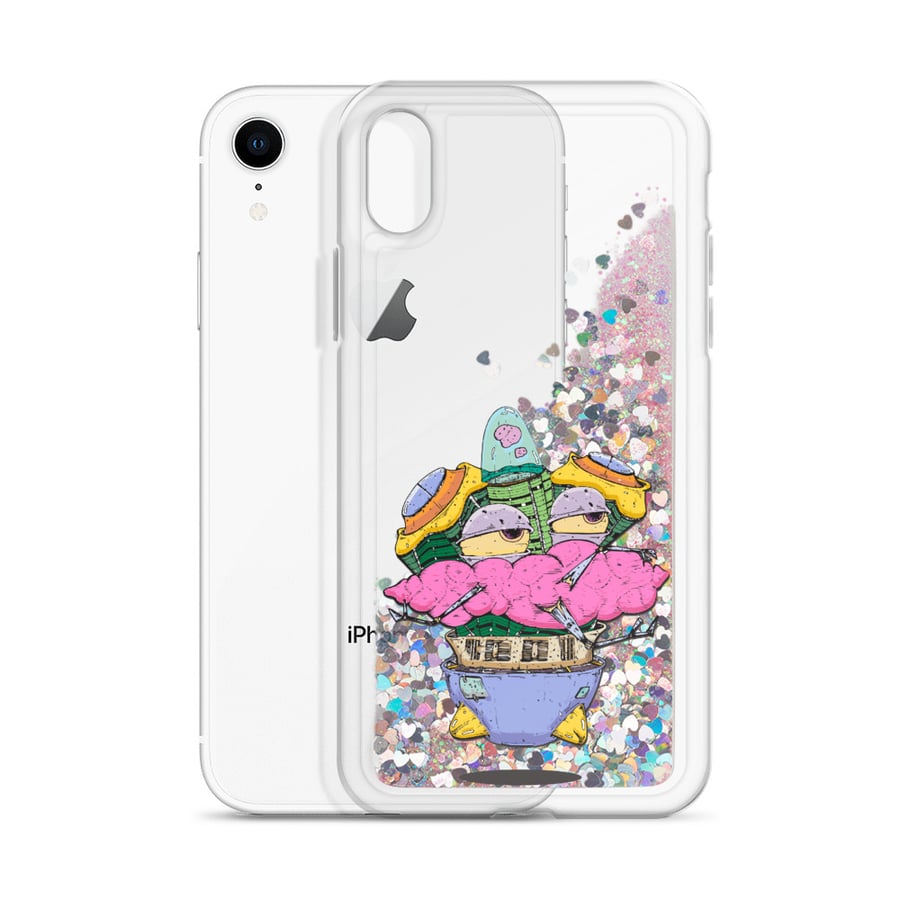 Image of Balloon Blaster  Liquid Glitter Phone Case