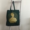 Lotus Goddess Bag Green